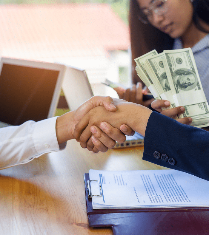 handshake for ageement